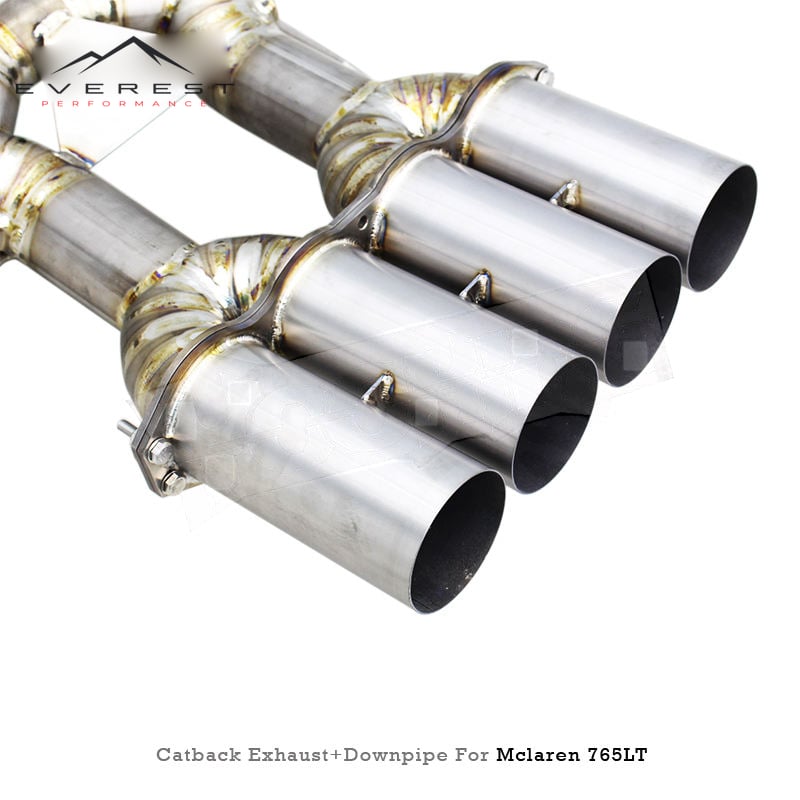 Auto Direct Donwpipe Catback for Mclaren 765LT Coupe/Spider 4.0T 2020+Titanium Aggressive Exhaust System