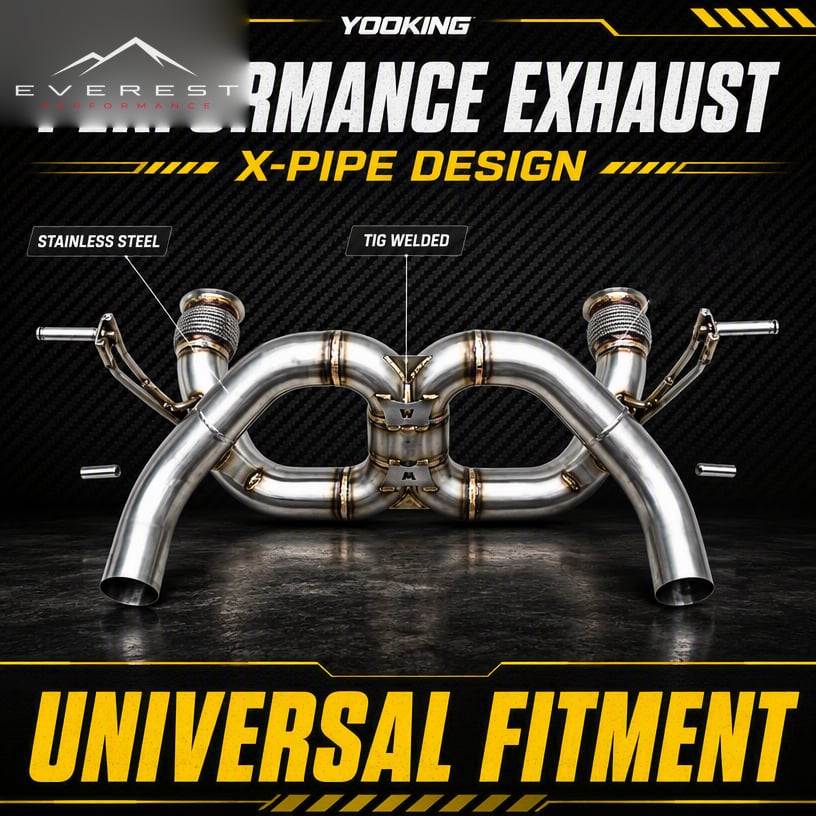 Racing Stainless Steel Catback Exhaust Pipes System for Lamborghini Huracan EVO STO 5.2 2019-2023 Performance Exhaust Muffler