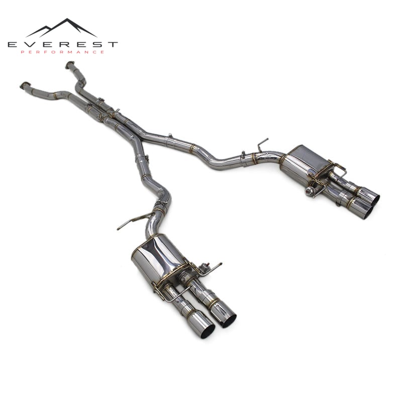 Custom Catback Exhaust for BMW M5 E60 5.0L 2003-2010 Stainless Steel Pipe Muffler Valved Exhaust System Car Parts Escape