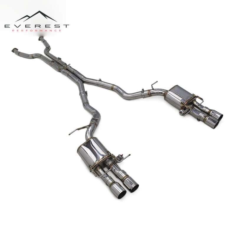 Custom Catback Exhaust for BMW M5 E60 5.0L 2003-2010 Stainless Steel Pipe Muffler Valved Exhaust System Car Parts Escape
