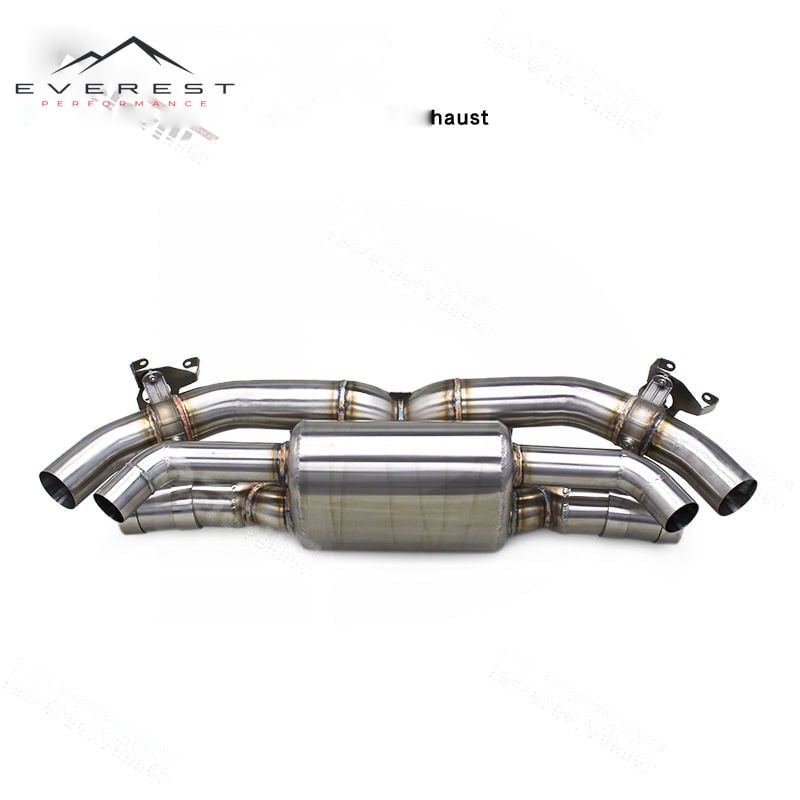 Auto Catback Exhaust for Porsche 911 992 Turbo S/Carrera S 3.0T/3.8T 2019-2024 Stainless Steel Exhaust Pipe Stock Valve Exhaust