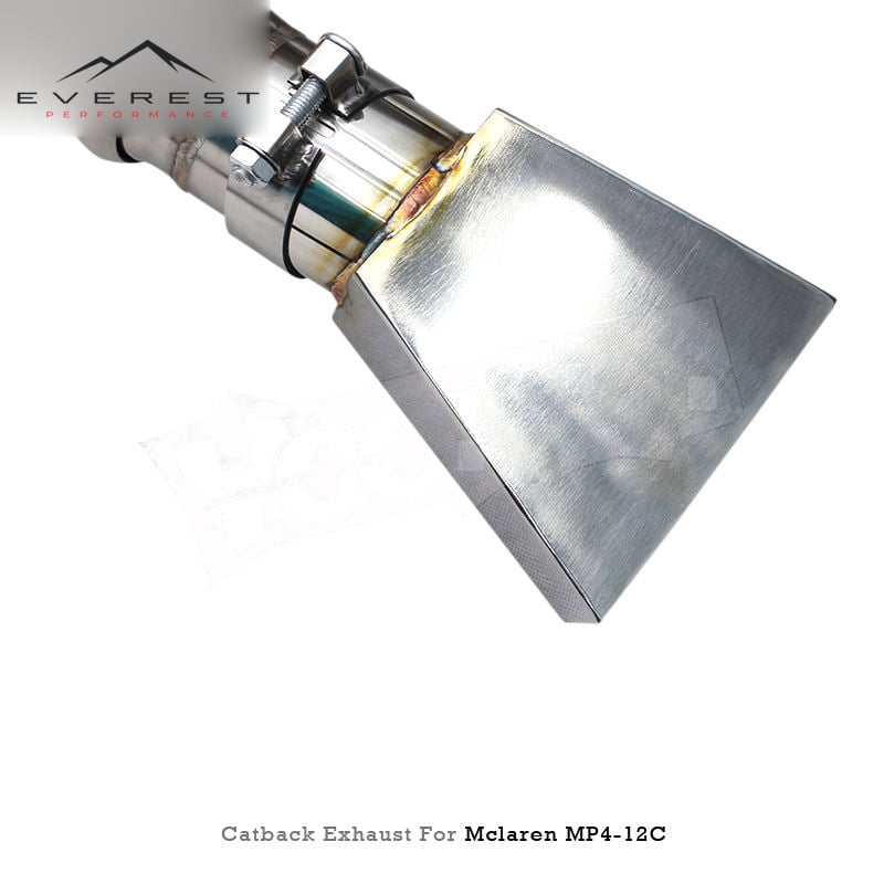 Stainless Steel Catback Muffler for Mclaren MP4-12C 3.8T 2012-2014 Performance Racing Car Exhaust System with Valve Control