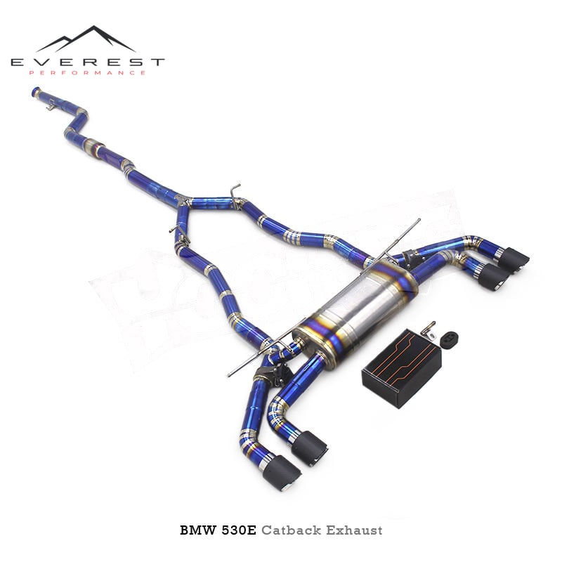 Racing Valvetronic Catback Exhaust Pipes for BMW 530/530E 2.0T 2016-2024 Car Exhaust System Titanium Valved Muffler Exhaust Pipe