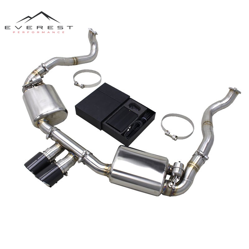 Racing Catback Exhaust Pipes for Porsche 981 Boxster/Cayman 2.7/3.4 2012-2015 Auto Engine Parts Car Valved Muffler Exhaust Pipes