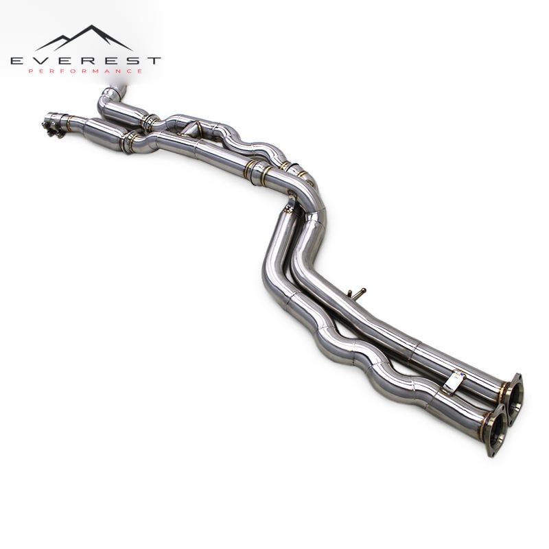 Stainless Steel Exhaust System for BMW M2C M2 Competition F87 S55 3.0T 2018-2023 Equal Length Mid Pipes