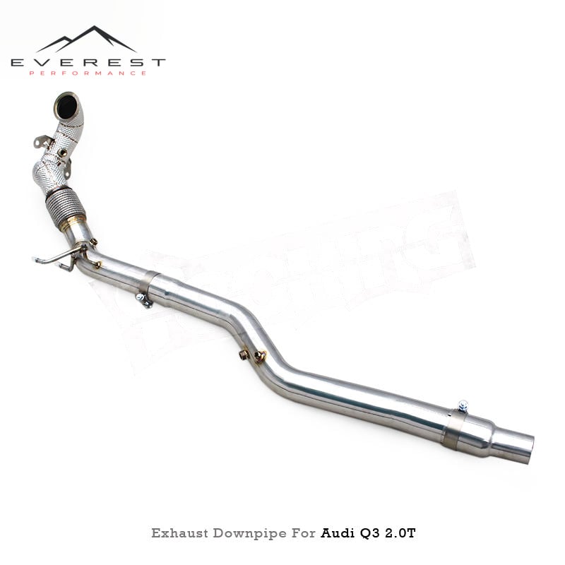 Custom Engine Turbos Downpipe for Audi Q3 2.0T 2019-2021 SUS304 Straight-through with OPF Exhaust Free System