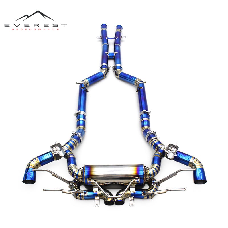 Exhaust Pipe System for Mercedes-Benz AMG GTR/GT R C190 4.0T 2019-2023 Escape Catback Exhaust Muffler Titanium Pipes