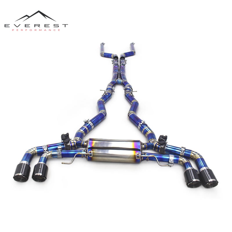 Valvetronic Exhaust System for BMW M850i V8 4.4T 2019-2023 Titanium Lightweight Catback Muffler With Remote Control