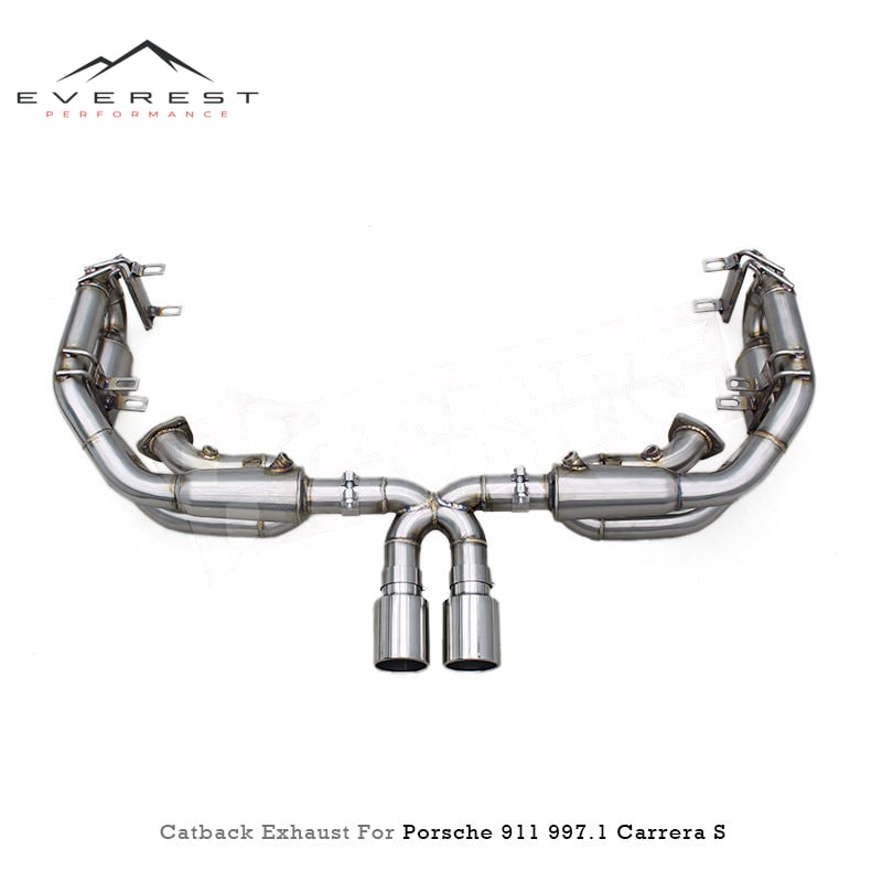 Axleback Exhaust for Porsche 911 997.1/997.2 Carrera S 3.8L 2004-2012 Upgrades GT3 Enhanced Sound Exhaust System
