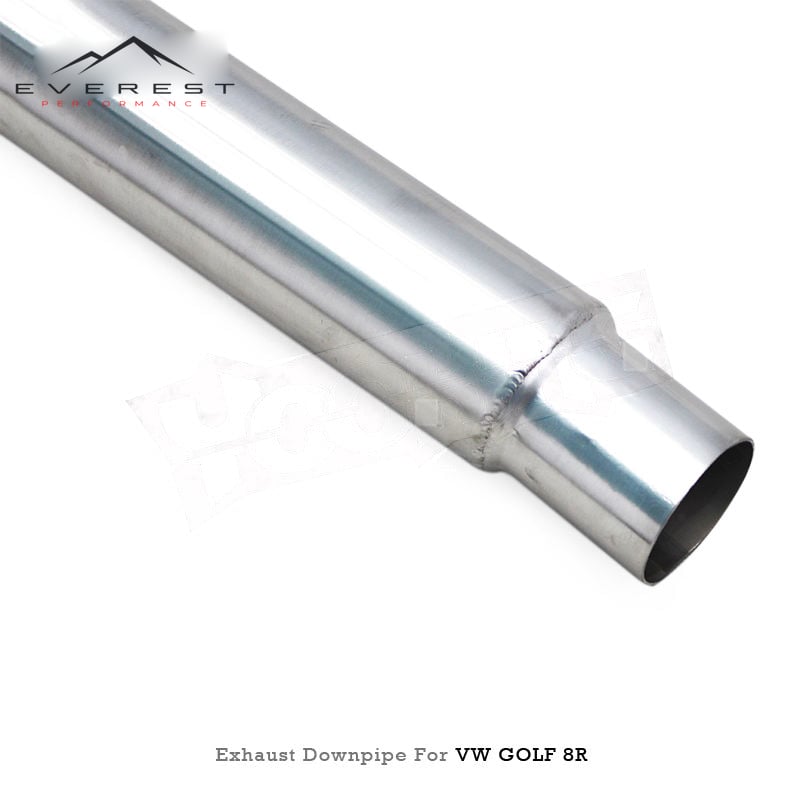 Heat Shield Exhaust Pipe for VW GOLF 8R 2.0T 2020+ With OPF Stainless Steel Free Flow Downpipe