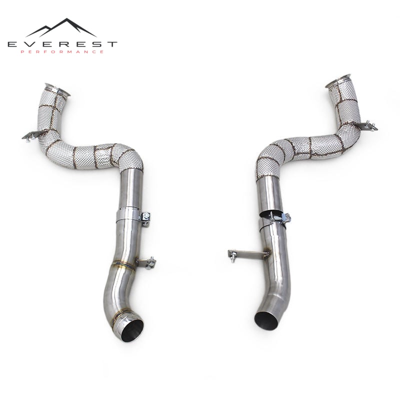 SUS304 Exhaust System Header Downpipe for Mercedes-Benz GLE63 AMG 4.0TT W167 (2020+)