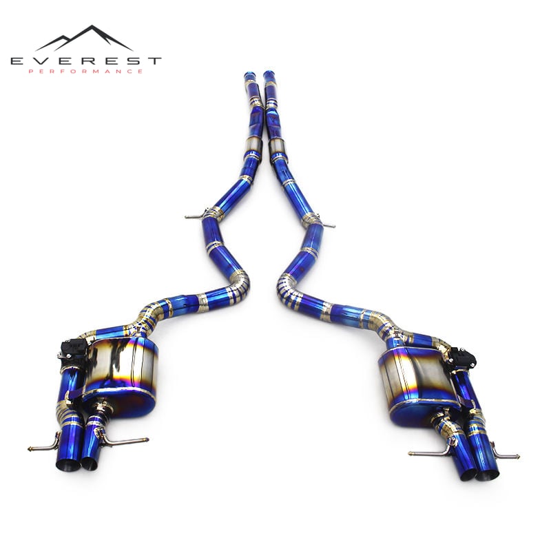 Performance Custom Titanium Tuning Exhaust System for Mercedes-Benz S500 S550 W222 4.7T 5.5T 2014-2019