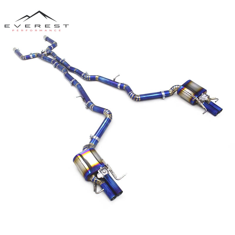 Performance Catback for Mercedes-Benz E63/E63S AMG W213 4.0TT 2016-2023 Titanium Exhaust Pipe Valve Muffler