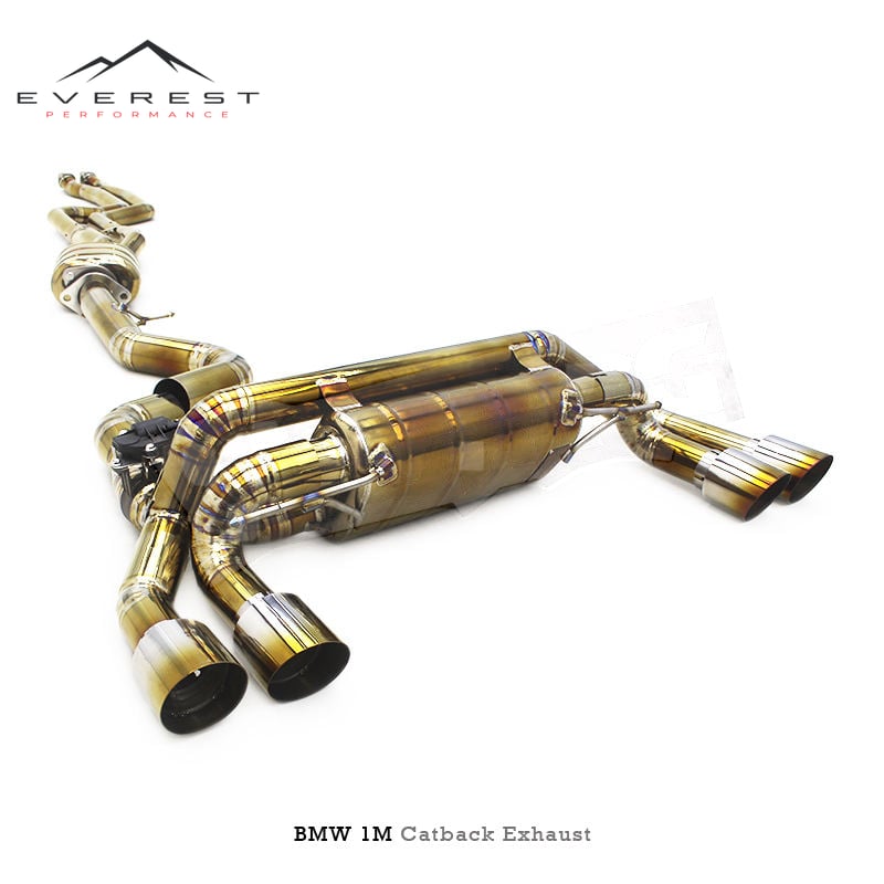 Titanium Exhaust Pipe System for BMW 1M N54 3.0T 2011+ Valved Sport Exhaust System Catback Exhaust