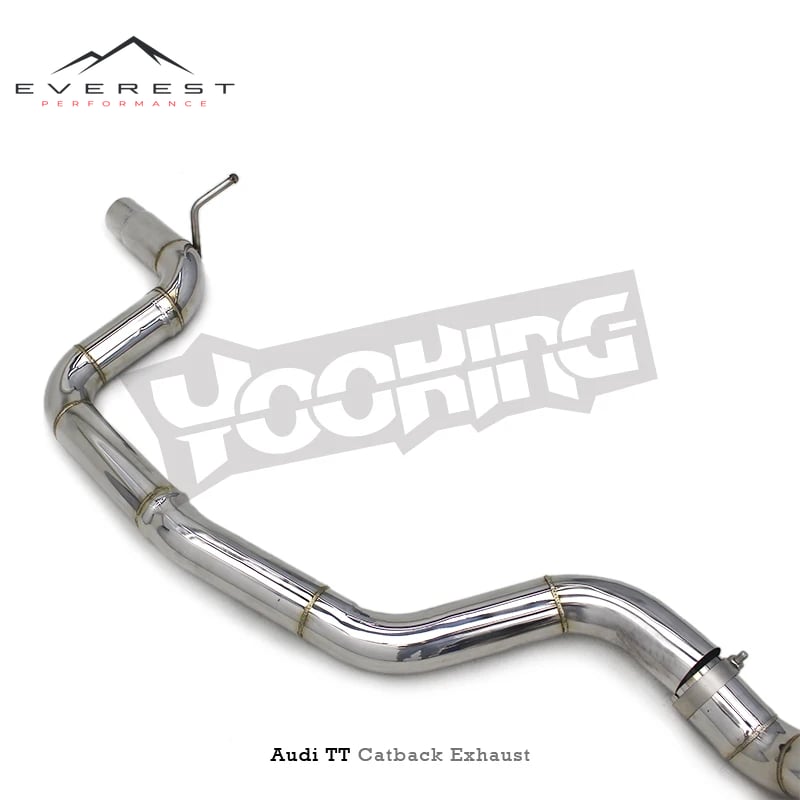Stainless Steel High Quality Exhaust Pipe System for Audi TT/TTS 2.0T 2010-2019 Valvetronic Catback Exhaust with Controller