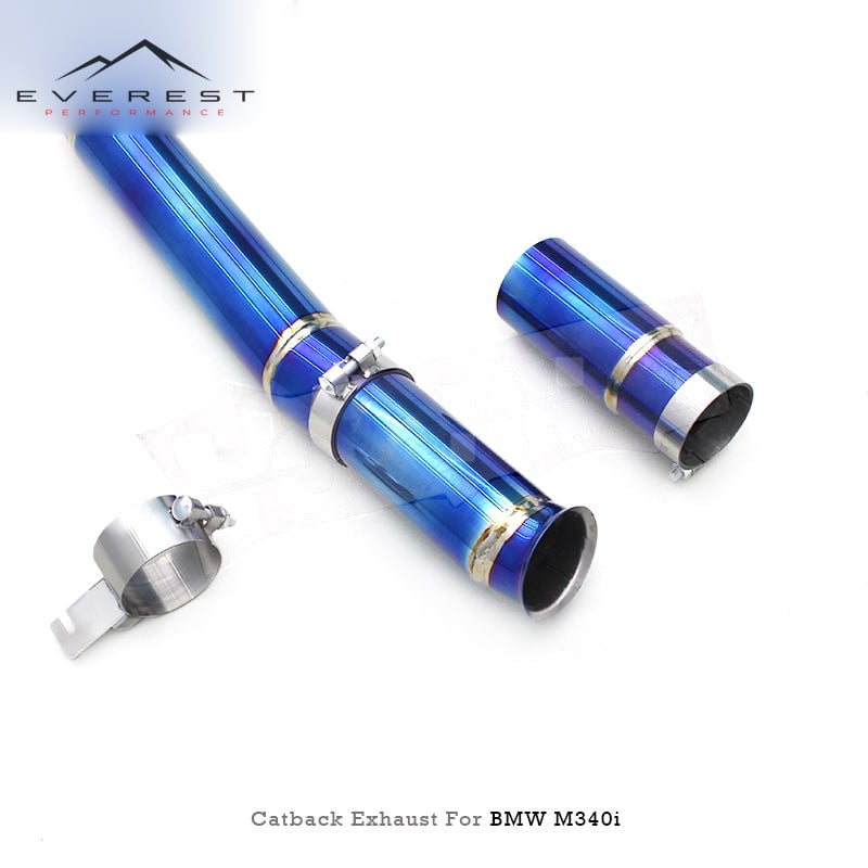 Racing Valvetronic Exhaust Pipes for BMW M340 M340i M440 M440i G20/G22 3.0T 2019-2023 Titanium Valved Muffler Exhaust Pipes