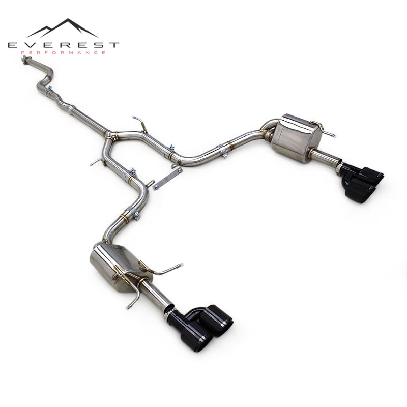Exhaust Pipe System for Mercedes-Benz C180/C200/C260/C250 W204 1.6T/1.8T 2007-2014 Stainless Steel Catback Exhaust Muffler