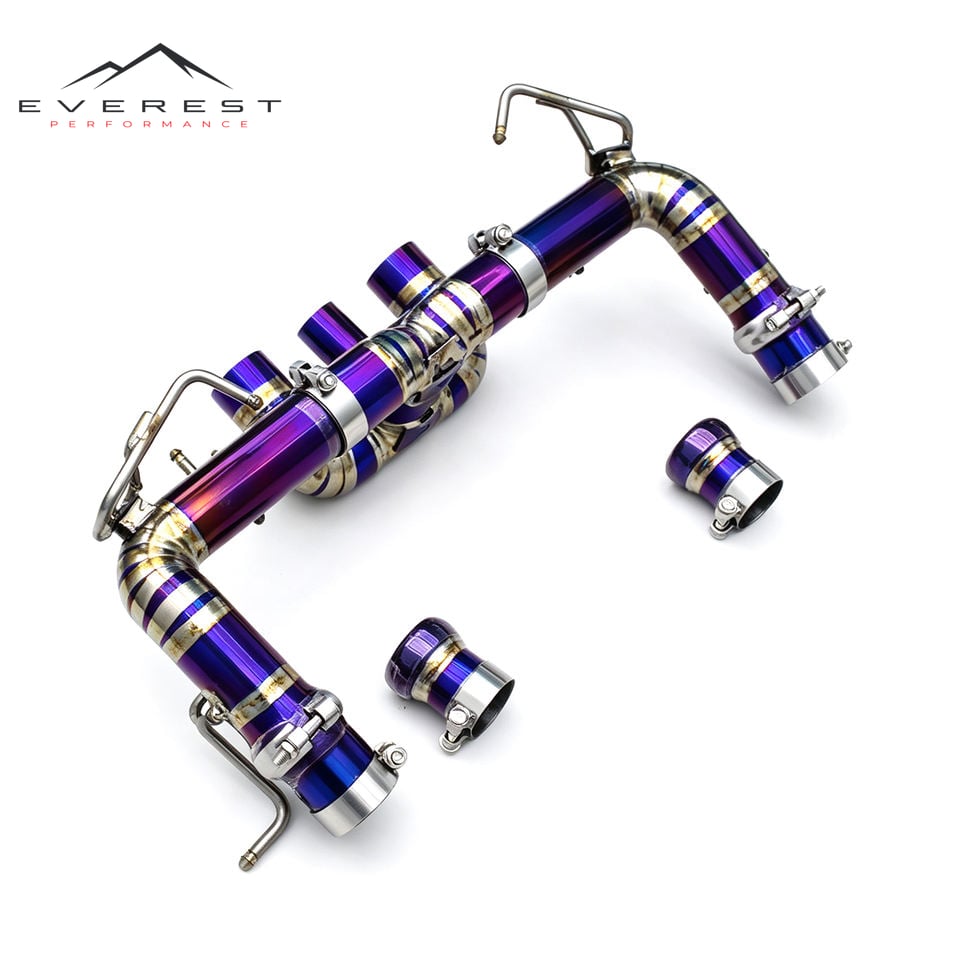 Titanium Valvetronic Catback Exhaust for Ferrari 458 Italia/Spider F136 V8 4.5L 2011-2016 Vacuum Valve Racing Muffler