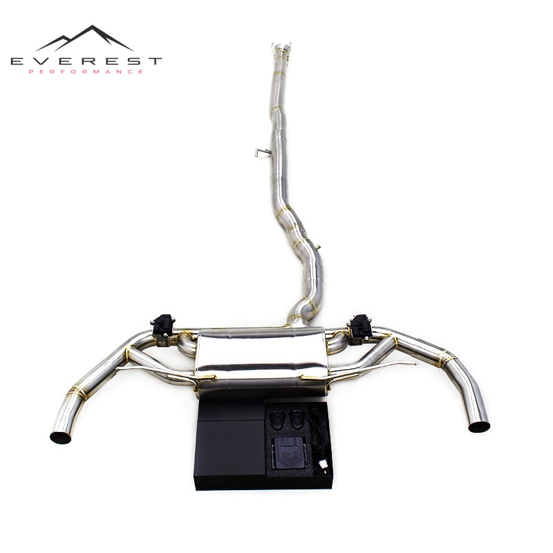 SS304 Catback Exhaust for Mercedes-Benz A45 S AMG W177 2.0 2020-2023 High Quality Electronic Valve Exhaust Pipe