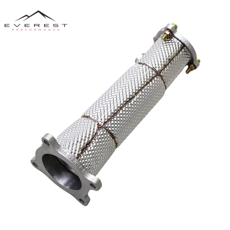 Stainless Steel Downpipe With Heat Shield for Audi A6 A7 C7 2.0T 2012-2018 Free Flow Exhaust System Header
