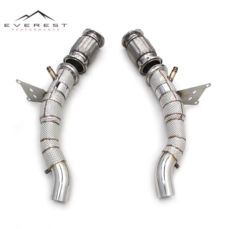 High Flow Catted Downpipe for Ferrari 458 4.5 2009-2016 Upgrade Stainless Steel Downpipe Exhaust System