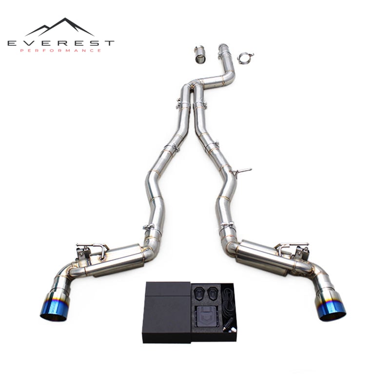 Auto Valvetronic Exhaust Pipes for Toyota Supra A90/A91 MK4/MK5 3.0T 2020-2025 Stainless Steel Exhaust Catback Muffler