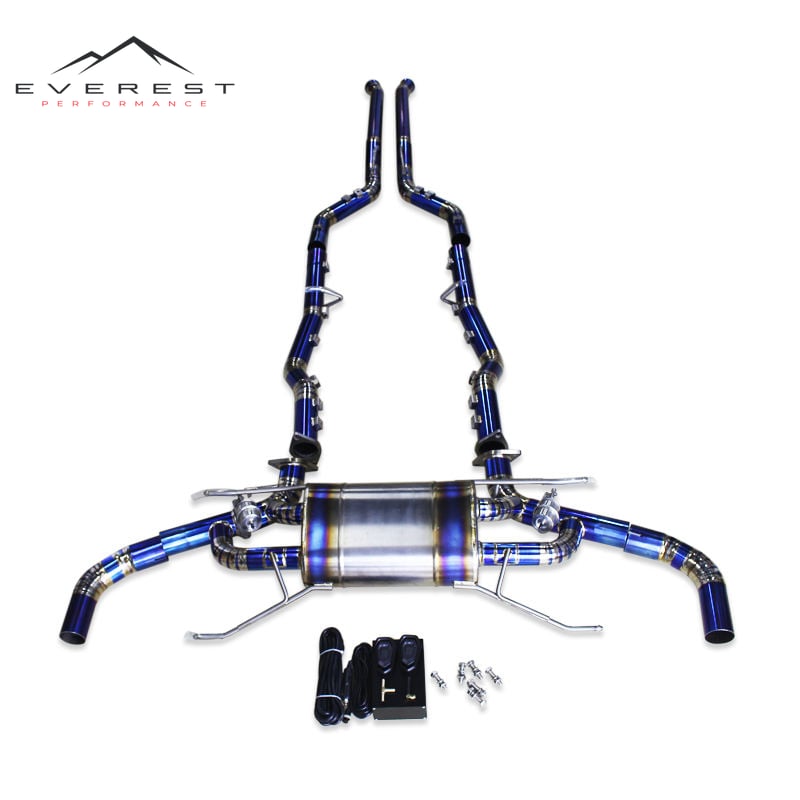 Car Exhaust Catback for Aston Martin Rapide V12 6.0 2010-2016 Titanium Exhaust Pipe High Performance Car Exhaust System