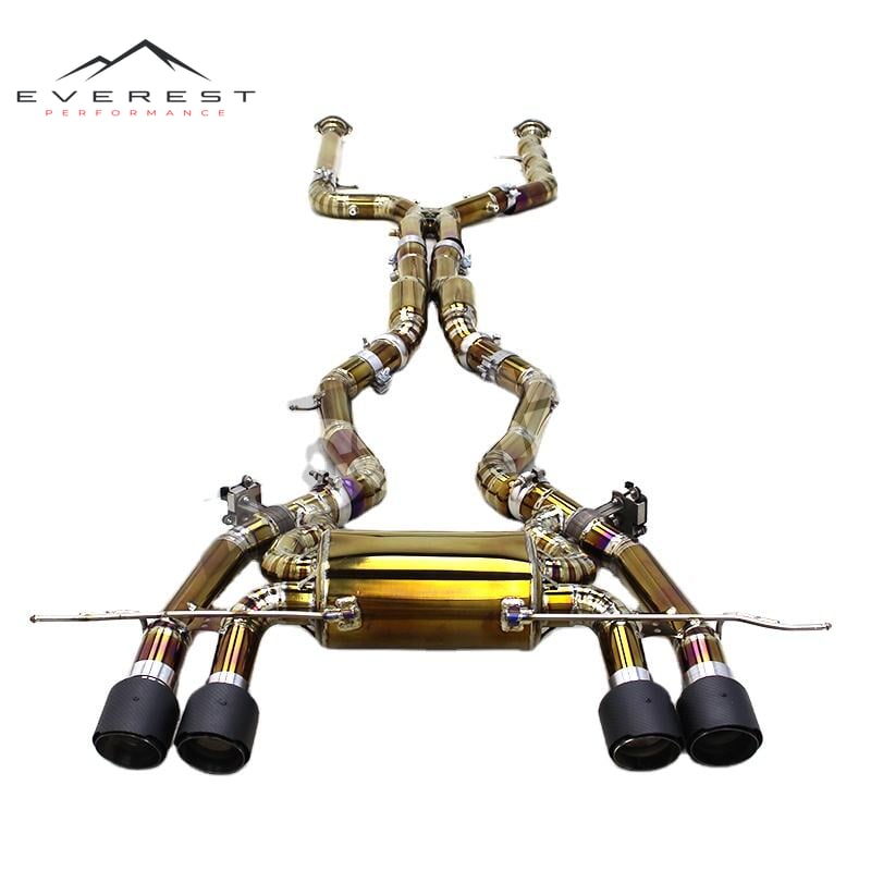 Catback Muffler for BMW M2 G87 S58 2023+ Tuning Titanium Pipe Muffler Valvetronic Exhaust System Racing Car Escape