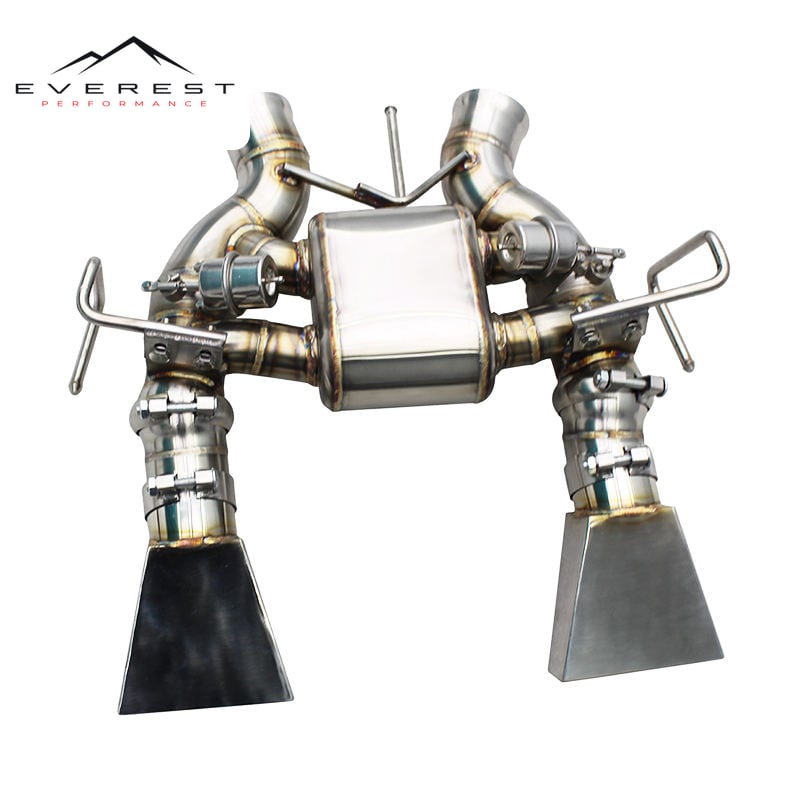 Stainless Steel Catback Muffler for Mclaren MP4-12C 3.8T 2012-2014 Performance Racing Car Exhaust System with Valve Control