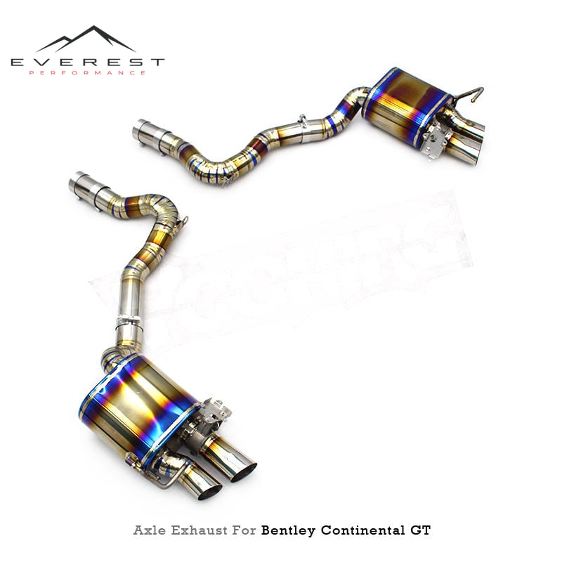 Exhaust System for Bentley Continental GT V12 6.0T 2018-2024 Titanium Pipes Valve Muffler Catback Exhaust with Control