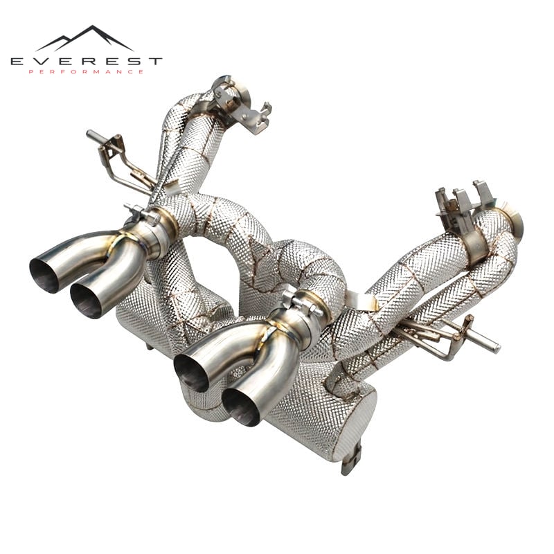 Stainless Steel Catback Muffler for Lamborghini Revuelto 6.5L V12 2023-2025 Performance Car with Valves Exhaust System