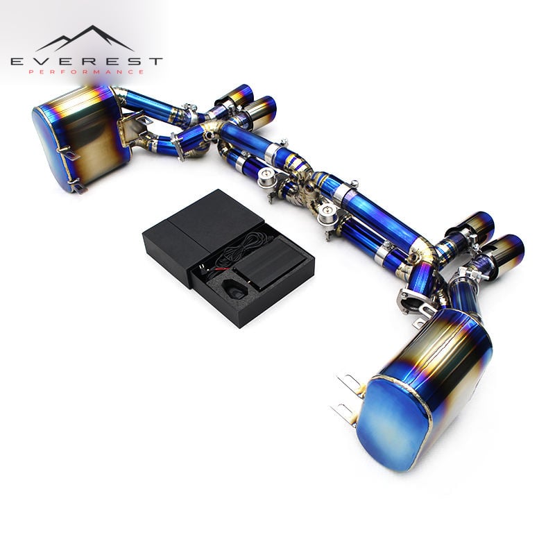 Direct-fit Valve Control Axleback for Porsche 911 997.1/997.2 Carrera 4S 3.6L/3.8L 2004-2012 Titanium Supersport X-pipe Catback