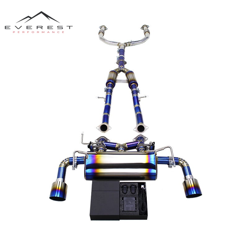 Racing Catback Exhaust System for Infiniti G37 3.7L 2010-2021 1.2mm Titanium Alloy Mirror Polished Warranty