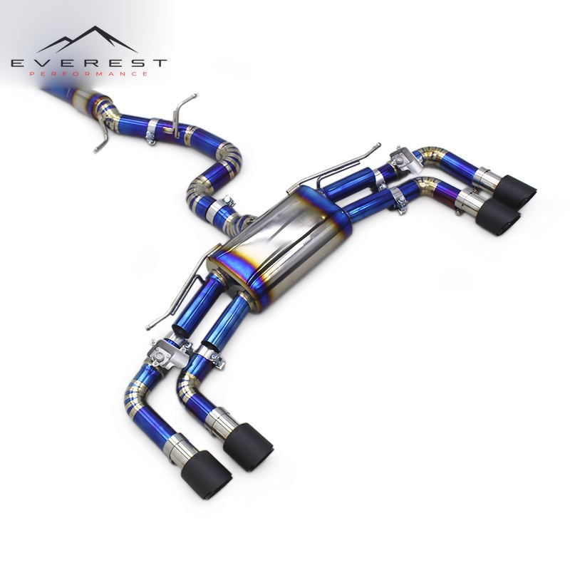 Titanium Catback Exhaust for VW GOLF 8/MK8/GTI 2.0T Tuning Titanium Muffler Pipe with Valvetronic Exhaust System