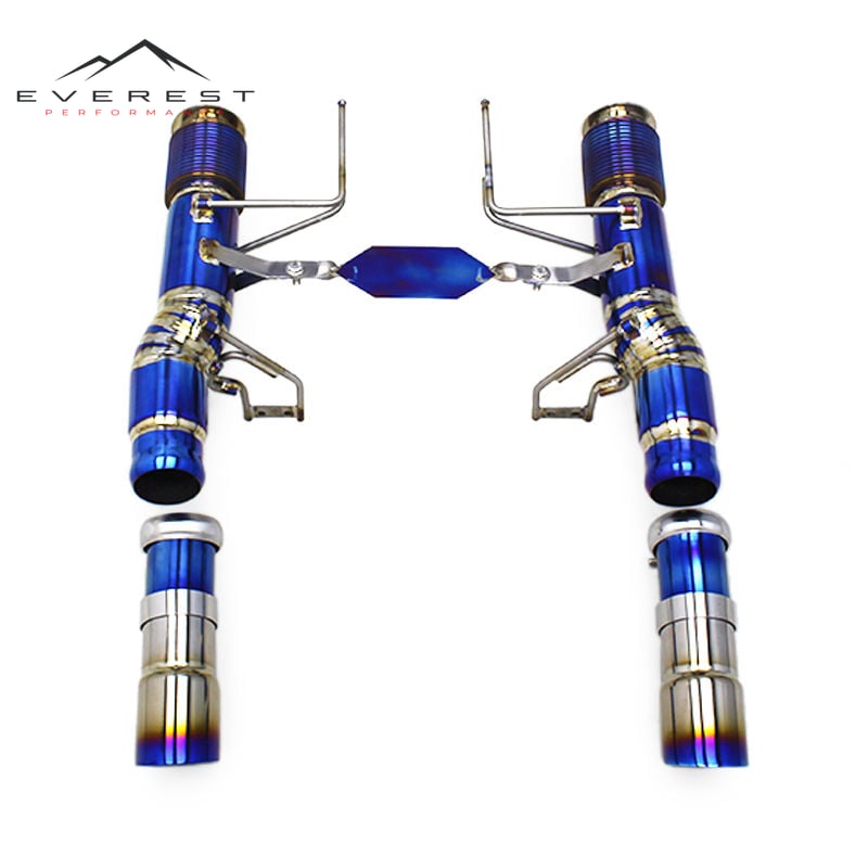 Racing Track Exhaust With No Valve for Mclaren 720S 4.0 2017-2019 Titanium Straight Pipe Axle Back Active Sound Exhausted System