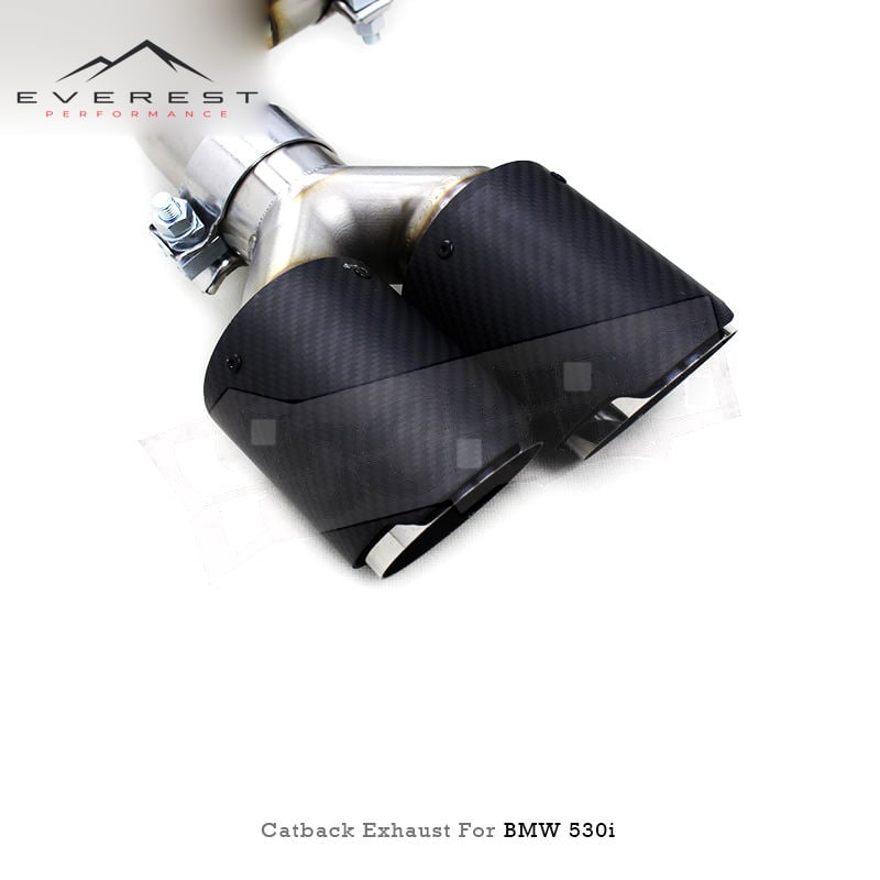 Racing Performance Valvetronic Exhaust Pipe for BMW 530/530i G30/B48 2.0T 2017-2023 Muffler Exhaust System With Controller