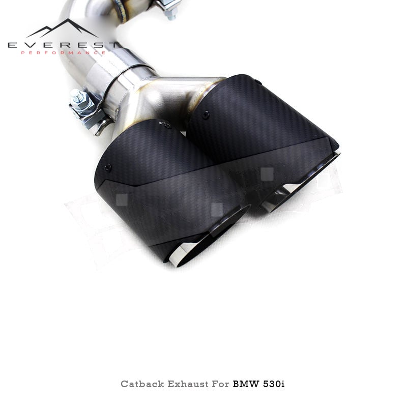Racing Performance Valvetronic Exhaust Pipe for BMW 530/530i G30/B48 2.0T 2017-2023 Muffler Exhaust System With Controller