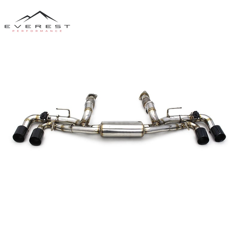Custom High Performance Exhaust System for Chevrolet Corvette C8 2019-2022 Catback Exhaust Muffler Escape Stainless Steel