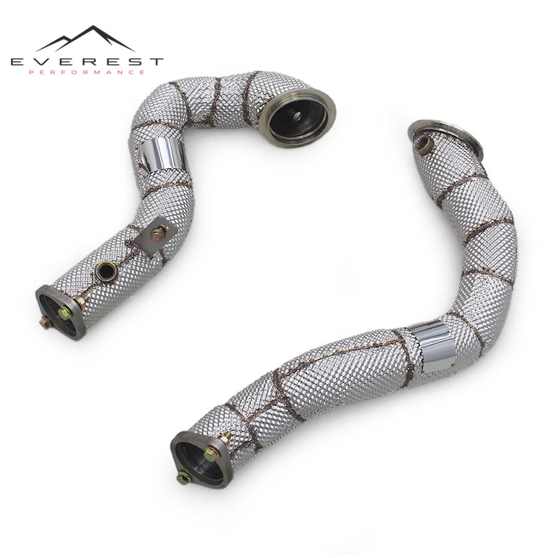 Downpipe for BMW 335/335i 3.0T N54 2013-2015 Stainless Steel Heat Shield Exhaust Down Pipe