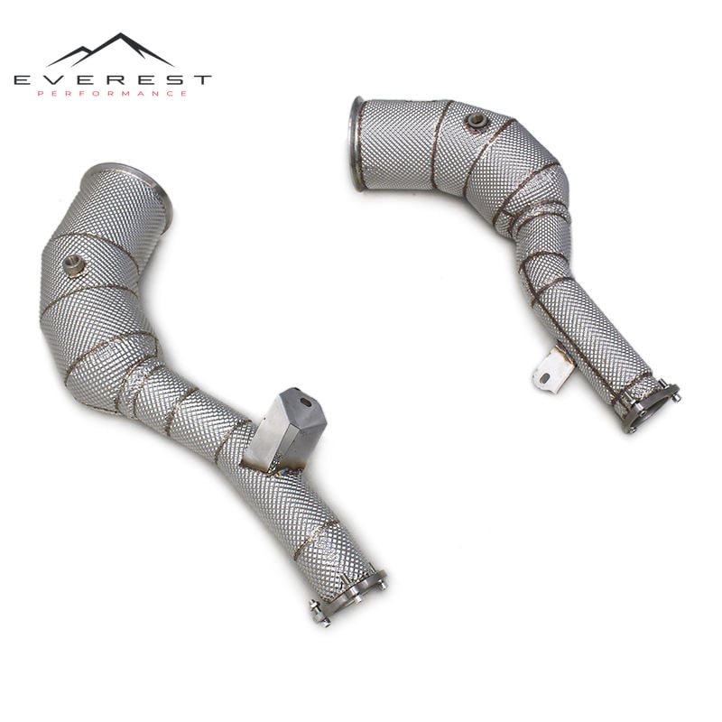 Exhaust Downpipe for Audi S6/S7 C8 2.9T 2019-2023 Auto Engine Parts Free Flow Down Pipe Car Exhaust System Manufacturers
