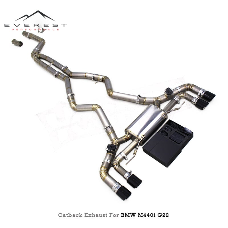 Titanium Exhaust Pipe System for BMW M340 M340I G20 M440/M440i G22 3.0T 2019-2024 Valvetronic Exhaust System with Remote Control