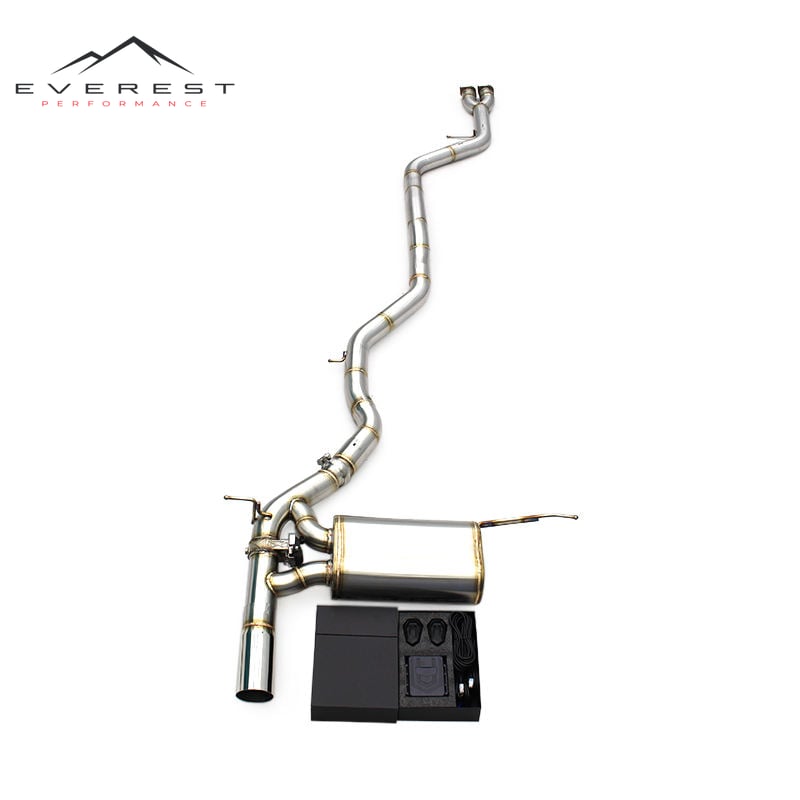 Catback Exhaust Left Side Pipes for BMW M3/M4 F80/F82 3.0T 2014-2019 Racing Exhaust Pipe Stainless Steel Valve Muffler