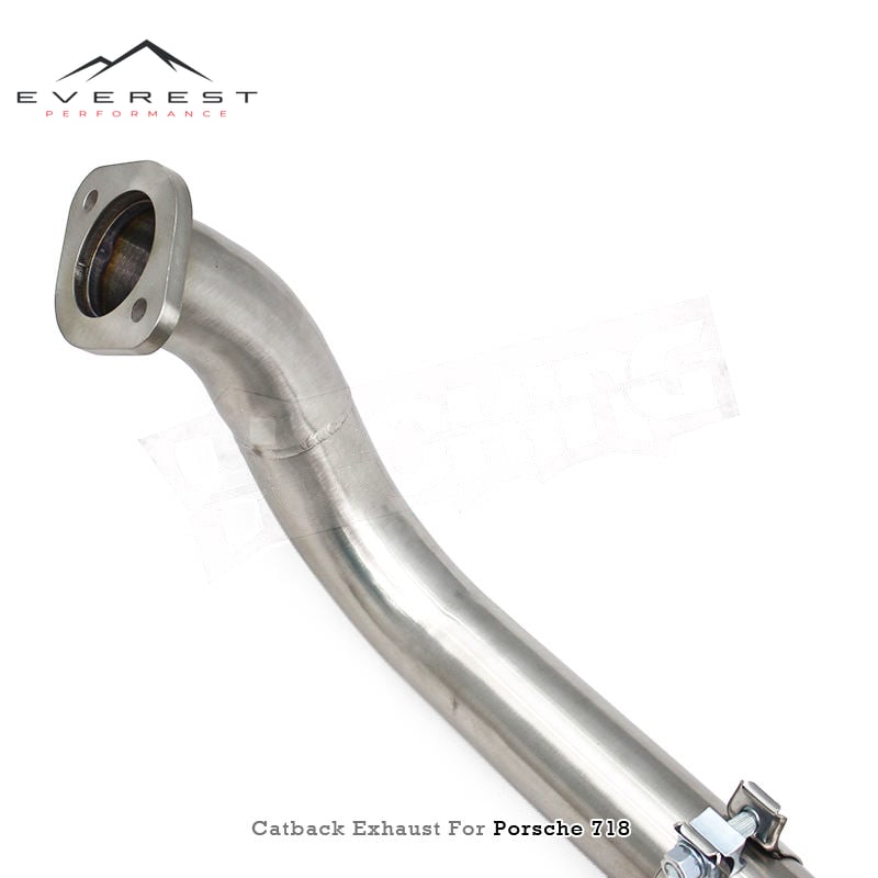 Stainless Steel Catback Exhaust with Valve Muffler for Porsche 718 Boxster/Cayman 2.0T 2016-2023 Racing Car Exhaust Pipe