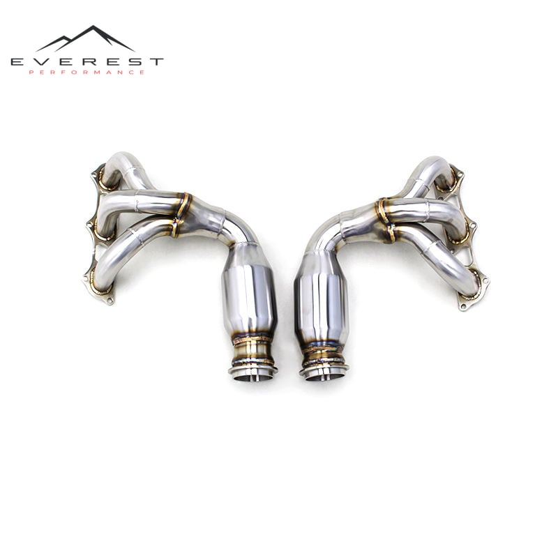 Equal Length Manifold for Porsche 911 991/991.1/991.2 GT3 4.0T 2014-2019 Stainless Steel Free Flow Header