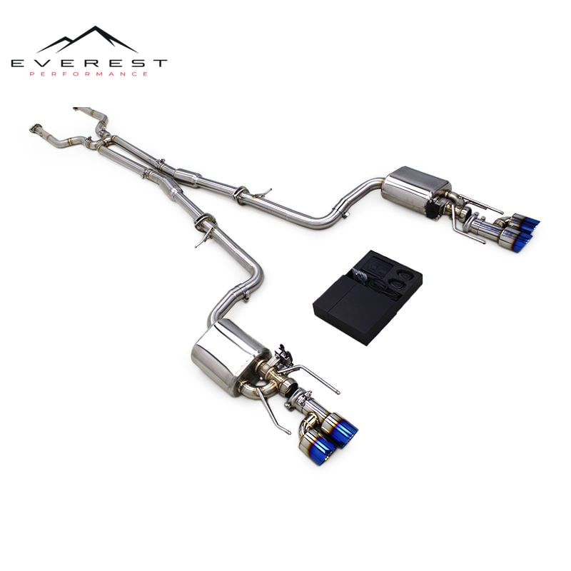 Exhaust Pipe System for Lexus LS460/LS460L 4.6L 2006-2012 Stainless Steel Catback Exhaust Pipes Muffler with Valve