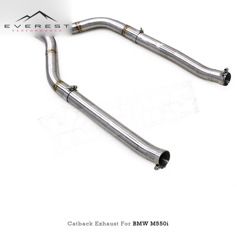 SS304 Valvetronic Valve Muffler Catback Exhaust Pipe System for BMW M550 M550i G30 N63 4.4TT 2017-2022 System