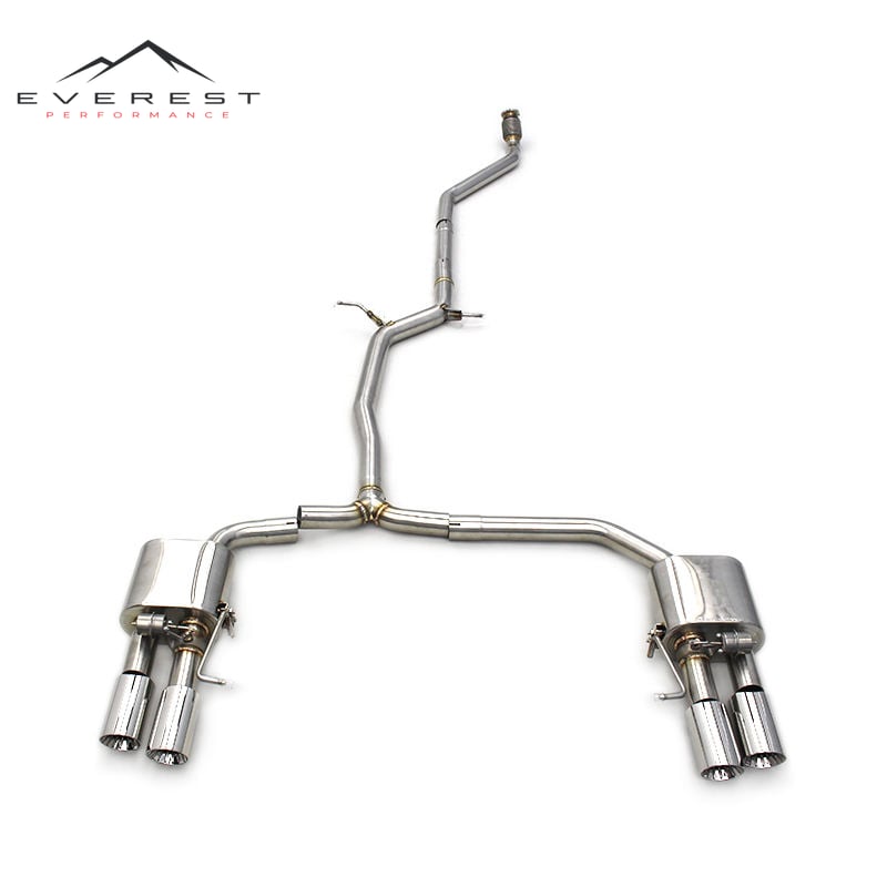 Catback Exhaust for Audi A4/A5 B8/B9 2.0T 2016-2023 Stainless Steel Exhaust Pipe Vacuum Pump Valve System Manufacturer