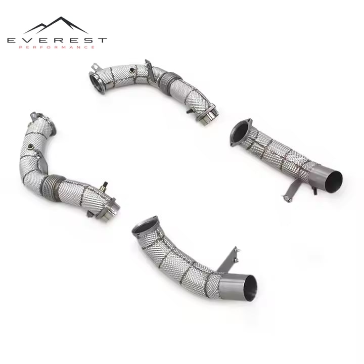 Heat Shield Stainless Steel Exhaust Down Pipe Exhaust System for BMW M8 4.4TT 2024