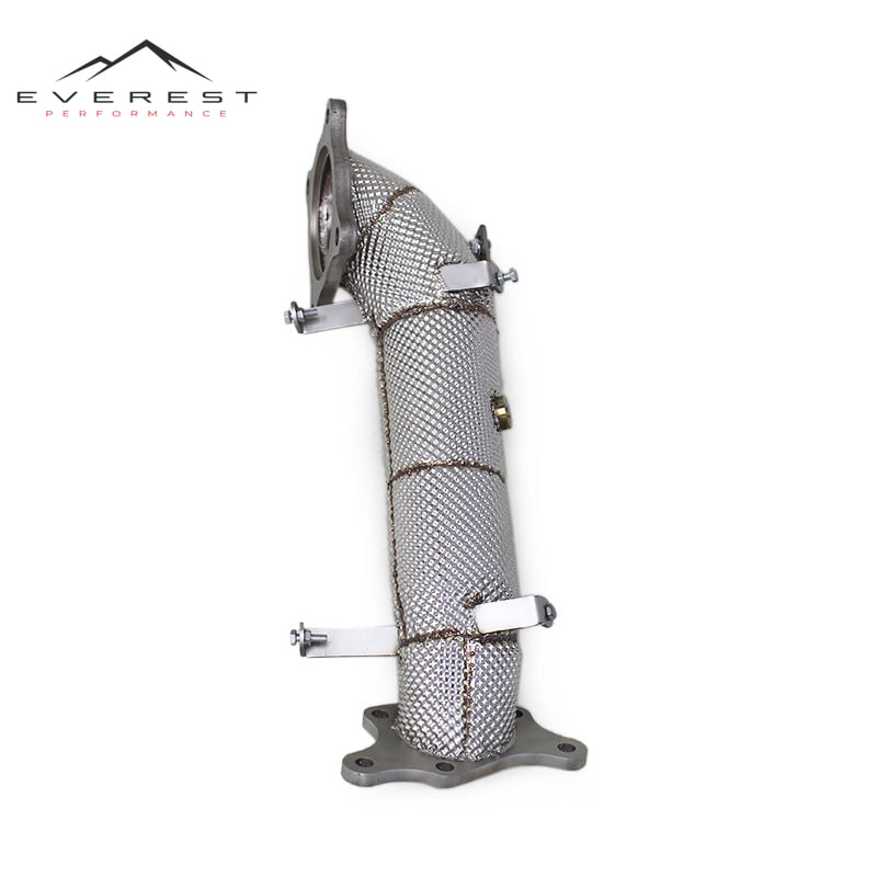 Stainless Steel Exhaust Pipes for Honda CIVIC Type R/Type-R 2.0T 2015-2023 Free Flow Downpipe With Heat Shield
