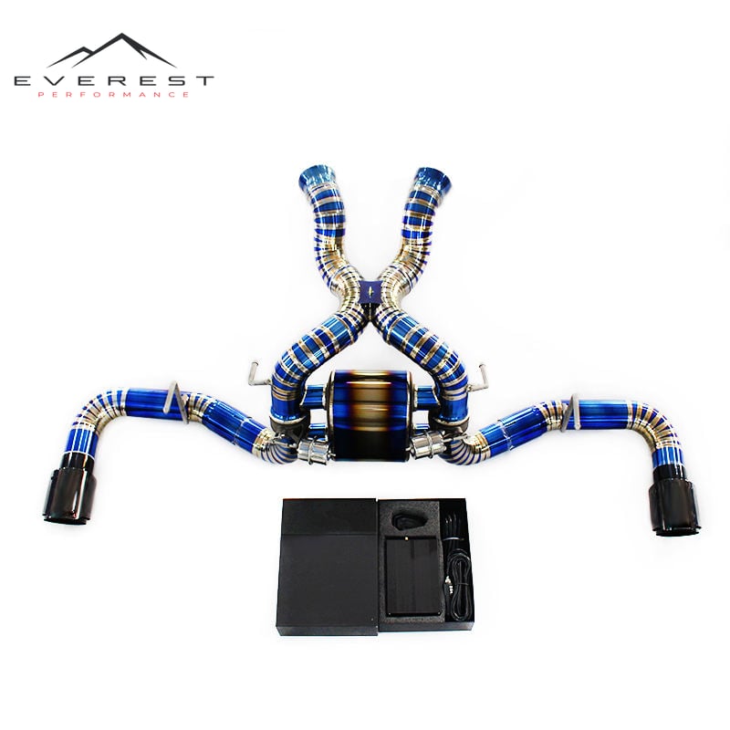 Custom Axle Back Muffler for Mclaren 540/540C/570S/570GT 3.8 2015+ Sport Car Titanium Pipe with Vacuum Valved Exhaust System